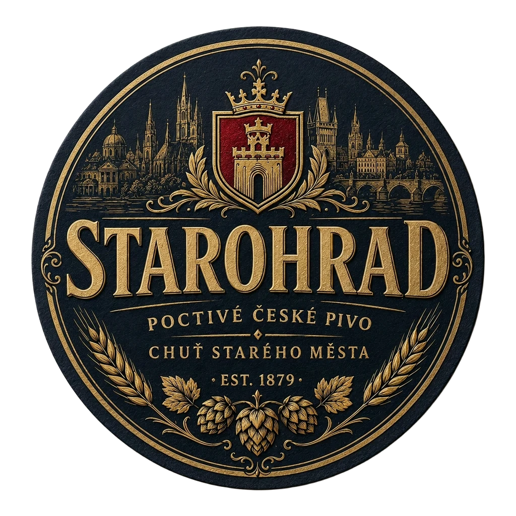 STAROHRAD branded coaster